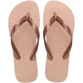 Havaianas Top Tiras Slippers roségoud Rubber Maat 39/40
