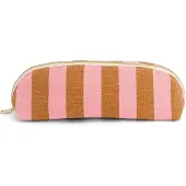 Rose in April Etui Pennenzak Roze Caramel Strepen