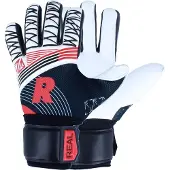 Real Space Keepershandschoenen Kinderen - Zwart / Wit / Rood | Maat: 5,5