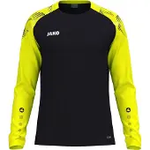 Jako Sonic Longsleeve Heren - Zwart / Fluogeel | Maat: 3XL