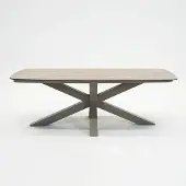 Vita Valerio boat tafel 220cm taupe