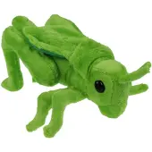 Merkloos Pluche sprinkhaan knuffeltje 26 cm - Knuffeldier