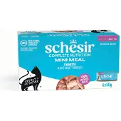 Schesir Voordeelpakket: 24x50g Complete Nutrition filet in bouillon tonijn natvoer voor katten