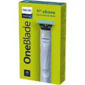 Philips First Shave - Scheerapparaat - Voor de eerste scheerbeurt - Met extra Anti-Frictie mesje - QP1324/30