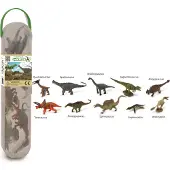Collecta Figurine Mini Set - 10 Dinosaurussen - Handgeschilderd - Miniatuur