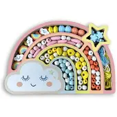 Sycomore -Coffret Ciel en Ciel Pearls Bois - Maak uw sieraden