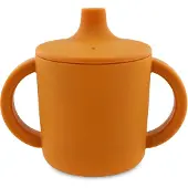 Trixie Tuitbeker - Mr. Fox - Drinkbeker voor Baby - Antilek Beker - Voor baby's vanaf 4 maanden - van Siliconen - Geschikt voor de Vaatwasser