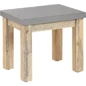Beliani OSTUNI - Tuinstoel - Grijs - Vezelcement