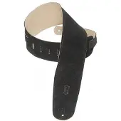 Levys Leathers MS4-BLK su?de gitaarband, zwart