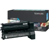 Lexmark C7700CH toner cartridge cyaan hoge capaciteit (origineel)
