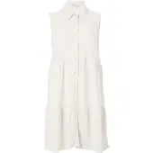 ONLY Onlsiesta Linnen Korte Jurk Dames Grijs Xl