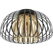 Eglo Plafondlamp E27 | Encinitos | Zwart/Goud