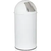 Hjh OFFICE PUSH 50L - Prullenbak Wit