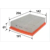 Valeo 585909 Luchtfilter