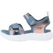 SKECHERS Kids Open schoenen 'MICROSPEC-SPLASH' navy / oranje / wit