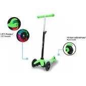 Jamara KickLight Scooter groen