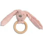 Happy horse - Rabbit Richie Wooden Teething Ring - 12 cm - Old Pink - 133191