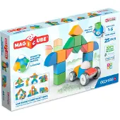 Geomag Magnetic Blocks - - My Little World of Shapes - 25 Pieces - Educational - Recycled Plastic - From 12 Months