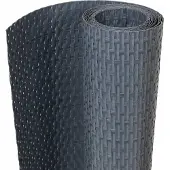 vidaXL Balkonscherm 300x80 cm poly rattan antracietkleurig
