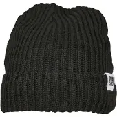 Urban Classics - Recycled Yarn Fisherman Beanie black one size Beanie Muts - Zwart