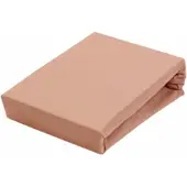 Vandyck Topper Hoeslaken Jersey Supreme Topper Praline (Jersey)-1-persoons (80/90/100 x 190/200/210/220 cm)