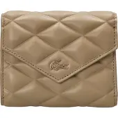 Lacoste portemonnee Compact Wallet Viennois Lichtbruin
