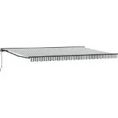 vidaXL Zonnescherm Frame Antraciet en Wit 500 × 300 cm