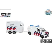 Kids Globe VW Transporter Politie met Cheval Liberte Paardentrailer