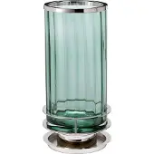 Quintiesse Tafellamp Arno, chroom / zilver, Woon-/ Eetkamer, Glas, Tafellamp