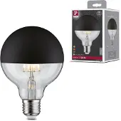 Paulmann Lamp Kopspiegel LED 6,5W Filament Dimbaar 2700K 600LM Zwart