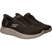 SKECHERS Sneakers laag 'Slip-Ins: Go Walk Flex' cognac