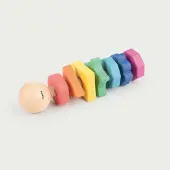 TickiT Regenboog houten vorm Twister