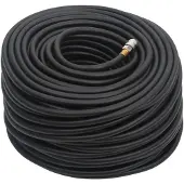vidaXL Luchtslang hybride 0,6'' 100 m rubber en PVC zwart