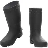 vidaXL Regenlaarzen maat 39 PVC zwart