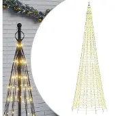 vidaXL LED-kerstboom 1534 LEDs warm wit 500 cm