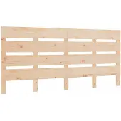 vidaXL Hoofdbord 180x3x80 cm massief grenenhout