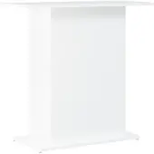 vidaXL Aquariumstandaard Wit 75x36x72,5 cm Bewerkt Hout