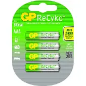 GP Batteries Recyko Batteries 850Nimh 4 Pack Aaa