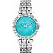 Michael Kors Darci MK3515 Turquoise Wijzerplaat Dameshorloge