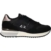 Sun68 Stargirl Glitter Logo Sneakers Zwart | Maat: 41