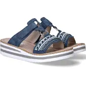 Rieker Slippers Blauw | Maat: 41