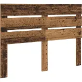 vidaXL Hoofdbord Oudhout Bewerkt hout