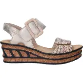 Rieker Sandaal 'Sandalen Plat' beige