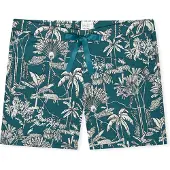 Schiesser Pyjamabroek 'Mix Relax' groen / offwhite