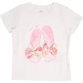 Name it Shirt 'NMFFOSAZ' lichtgeel / rosa / lichtroze / wit