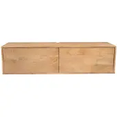 Starfurn Zwevend Tv-meubel Vision Naturel Mangohout 120cm