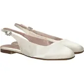 Tamaris Ballerina met riempjes parelwit