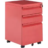 Beliani RECAMI - Opbergkast - Rood - Staal