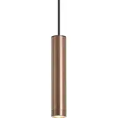 QAZQA Design hanglamp donkerbrons GU10 50mm IP44 - Tuba