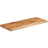 vidaXL Wastafelblad rechthoekig 140x60x3,8 massief acaciahout